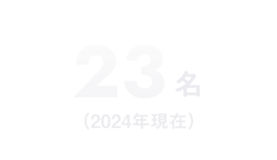 21名（2024年現在）